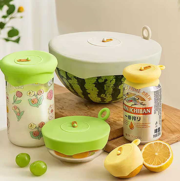 Fresh-keeping silicone lid